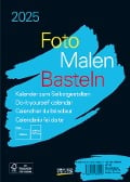 Foto-Malen-Basteln Bastelkalender A5 schwarz 2025 - 