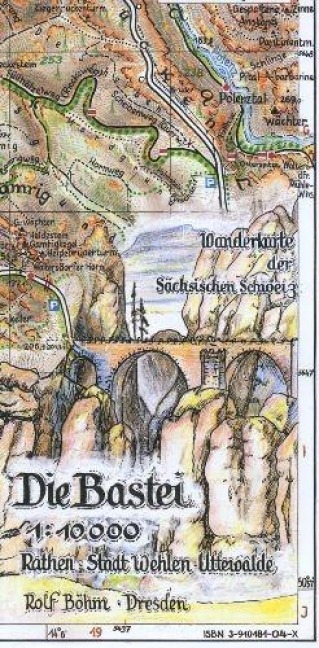 Die Bastei 1 : 10 000 - Rolf Böhm