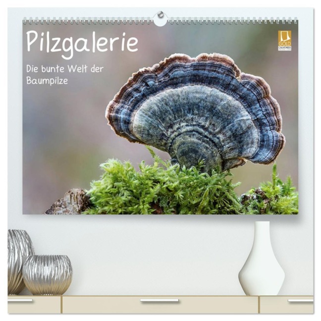 Pilzgalerie - Die bunte Welt der Baumpilze (hochwertiger Premium Wandkalender 2026 DIN A2 quer), Kunstdruck in Hochglanz - Beate Wurster