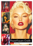 Cover-Bild zum Titel 'Powerfrauen-Erotik. Moderne Diven (Wandkalender 2026 DIN A2 hoch), CALVENDO Monatskalender' von 'Rose Hurley'