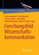 Cover-Bild zum Titel 'Forschungsfeld Wissenschaftskommunikation' von ''
