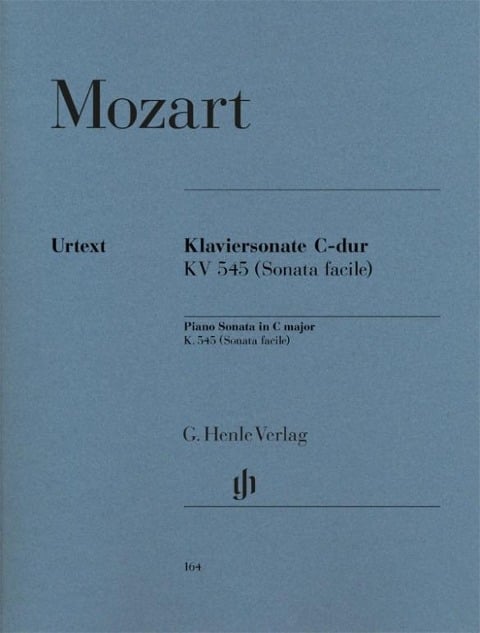 Klaviersonate C-dur KV 545 (Sonata facile) - Wolfgang Amadeus Mozart