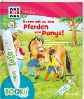 Cover-Bild zum Titel 'BOOKii® WAS IST WAS Junior Komm mit zu den Pferden und Ponys!' von 'Christina Braun, Claudia Kaiser, Martin Lickleder, Tatjana Marti'