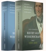 Cover-Bild zum Titel 'Recht als Wissenschaft. Gesamtwerk in 2 Bänden' von 'Jan Schröder'