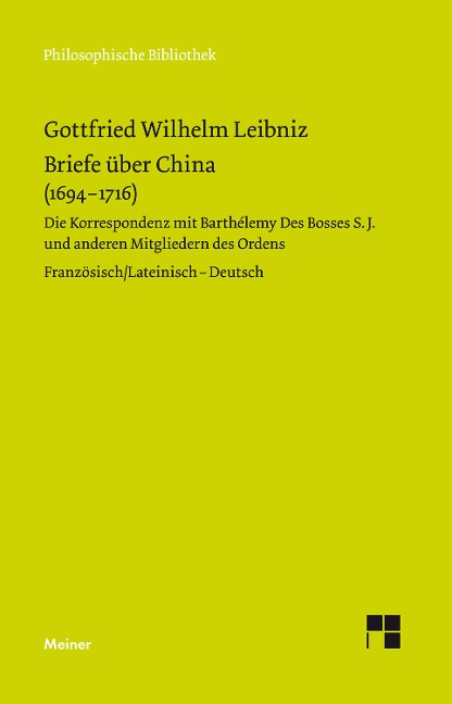 Briefe über China (1694-1716) - Gottfried Wilhelm Leibniz
