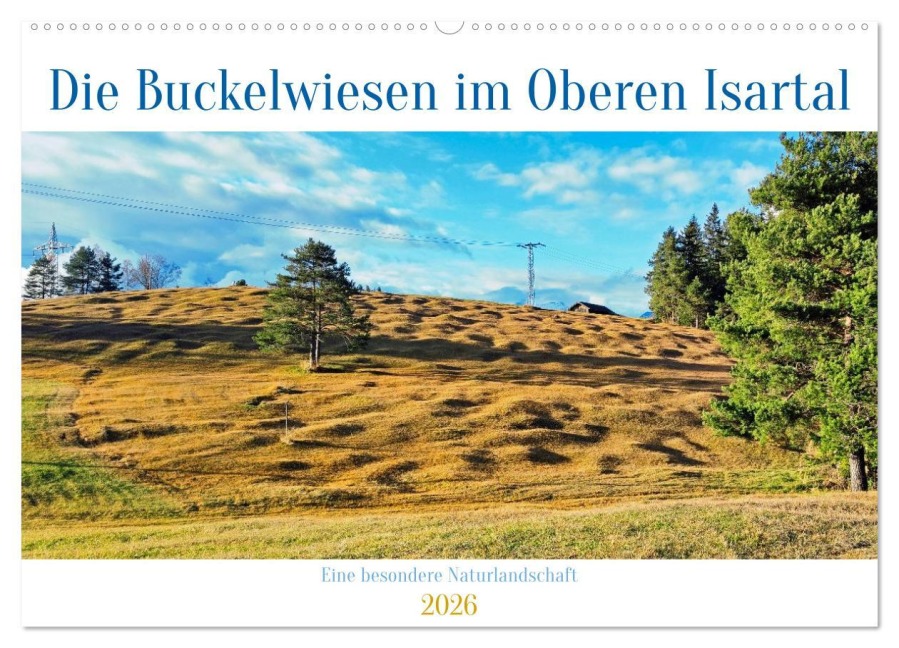 Die Buckelwiesen im Oberen Isartal (Wandkalender 2026 DIN A2 quer), CALVENDO Monatskalender - Klaus Scholz
