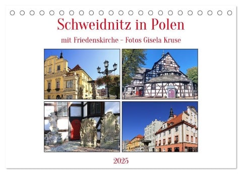 Schweidnitz in Polen mit Friedenskirche (Tischkalender 2025 DIN A5 quer), CALVENDO Monatskalender - Gisela Kruse