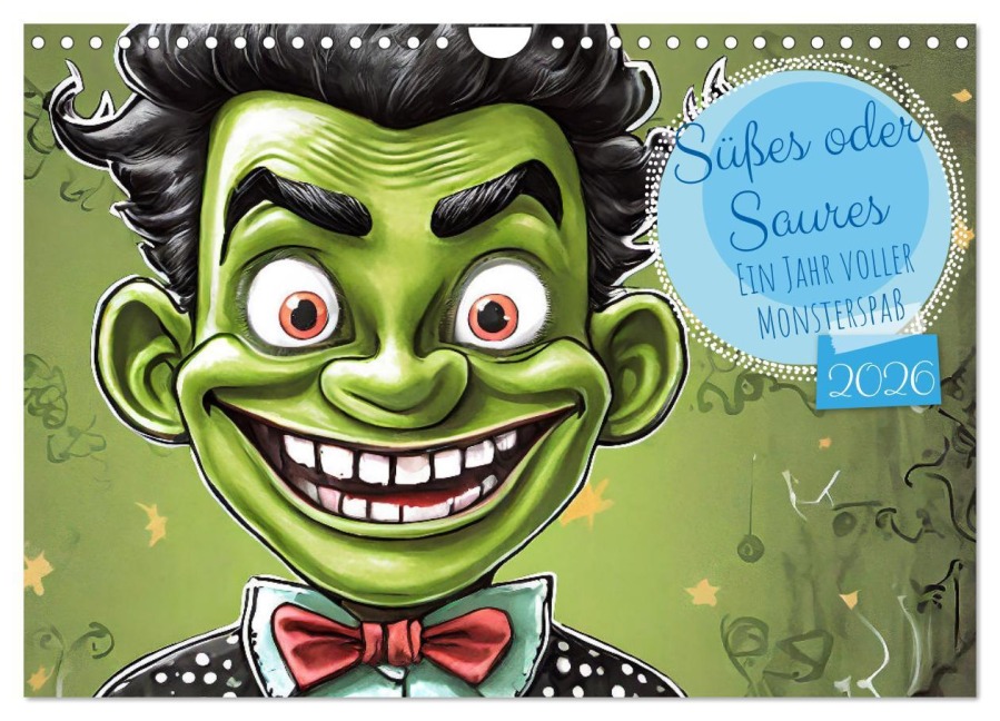 Süßes oder Saures - Ein Jahr voller Monsterspaß (Wandkalender 2026 DIN A4 quer), CALVENDO Monatskalender - Sell Pixs:Sell
