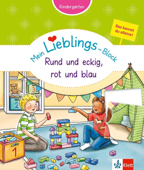 Mein Lieblings-Block Rund und eckig, rot und blau - 