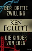 Cover-Bild zum Titel 'Der dritte Zwilling & Die Kinder von Eden' von 'Ken Follett'