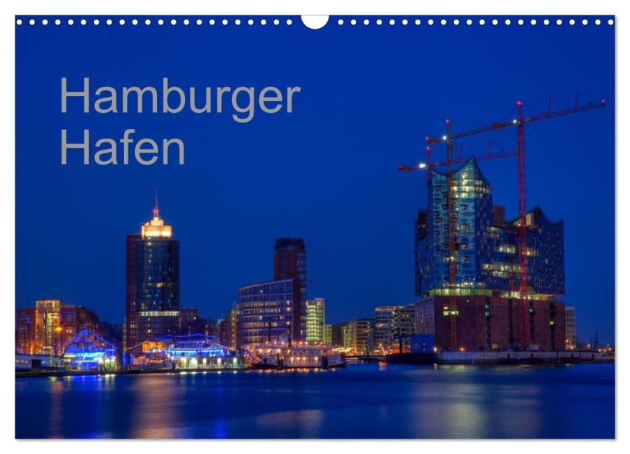 Hafen Hamburg (Wandkalender 2027 DIN A3 quer), CALVENDO Monatskalender - Helmut Gulbins
