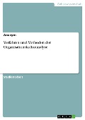 Cover-Bild zum Titel 'Verfahren und Methoden der Organisationskulturanalyse' von ''