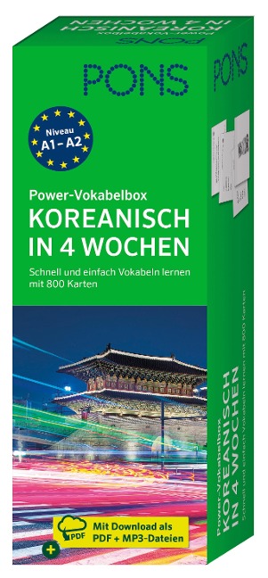 PONS Power-Vokabelbox Koreanisch in 4 Wochen - 