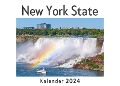 New York State (Wandkalender 2024, Kalender DIN A4 quer, Monatskalender im Querformat mit Kalendarium, Das perfekte Geschenk) - Anna Müller