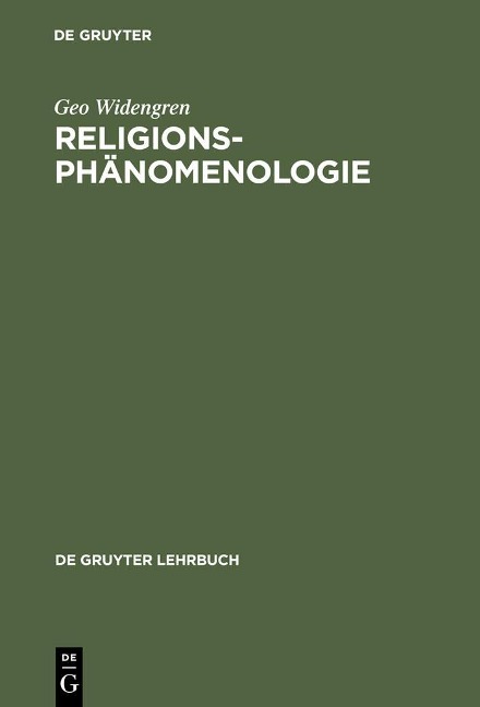 Religionsphänomenologie - Geo Widengren