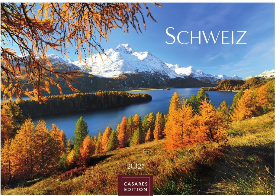 Schweiz Kalender 2027 - Wandkalender | Fotokalender Alpenländer | Alpenkalender | 35x50cm Grosses Format - . mit den schönsten Orten der Schweiz - 