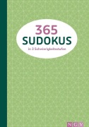 Cover-Bild zum Titel '365 Sudokus in 3 Schwierigkeitsstufen' von ''