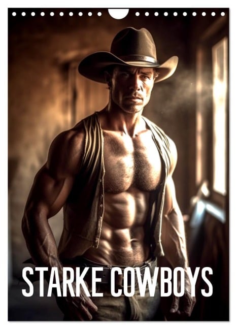 Starke Cowboys (Wandkalender 2026 DIN A4 hoch), CALVENDO Monatskalender - Tim Alberts