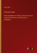 Cover-Bild zum Titel 'Francisco Goya' von 'Paul Lefort'