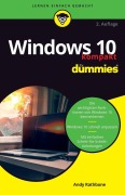 Cover-Bild zum Titel 'Windows 10 kompakt für Dummies' von 'Andy Rathbone'