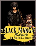 Cover-Bild zum Titel 'Black Manga Malbuch.' von 'Lucy¿s Manga Malbücher'