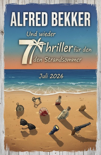 Und wieder 7 Thriller für den Strandsommer Juli 2026 - Alfred Bekker