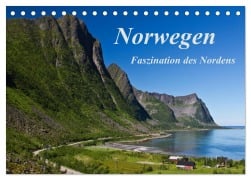 Norwegen - Faszination des Nordens (Tischkalender 2025 DIN A5 quer), CALVENDO Monatskalender - Anja Ergler