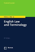 Cover-Bild zum Titel 'English Law and Terminology' von 'Claudina Richards, Viviana Mollica'