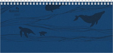 Cover-Bild zum Titel 'Tisch-Querkalender Nature Line Ocean 2027' von ''