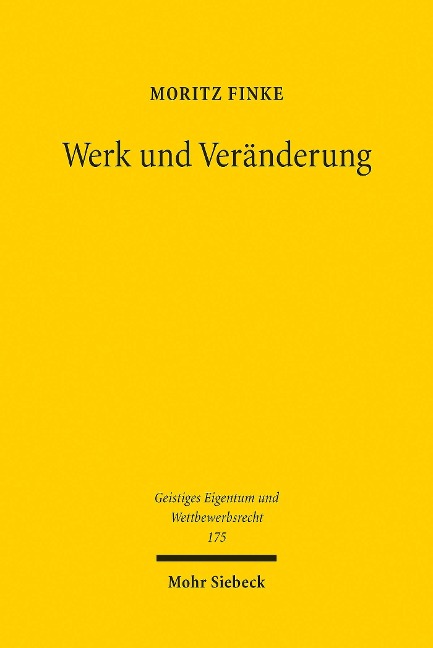 Werk und Veränderung - Moritz Finke