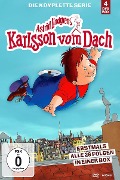 Cover-Bild zum Titel 'Karlsson vom Dach' von 'Vibeke Idsøe, Astrid Lindgren, Marteinn Thorisson, Kjetil Bjerkestrand'