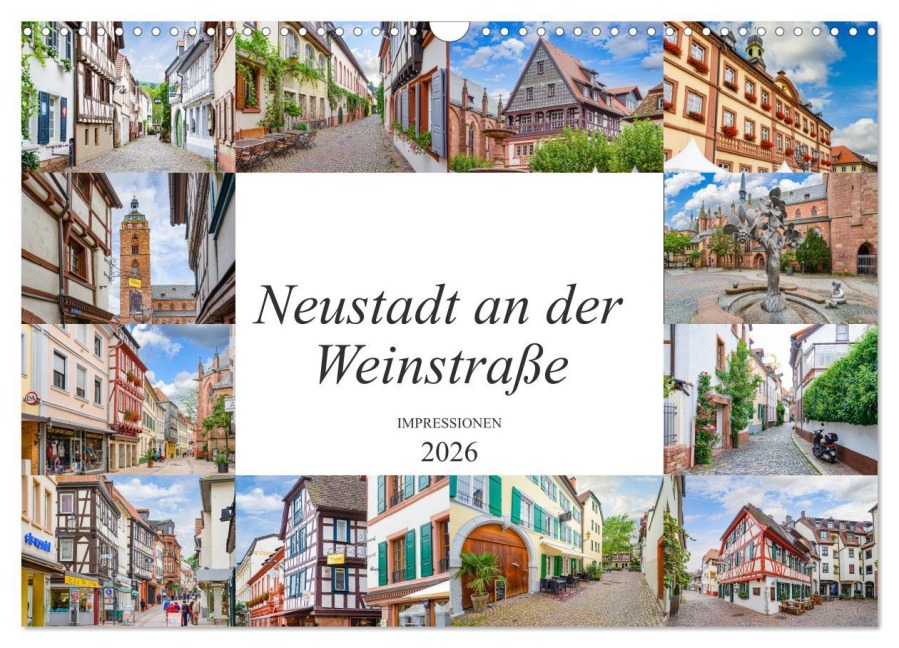Neustadt an der Weinstraße Impressionen (Wandkalender 2026 DIN A3 quer), CALVENDO Monatskalender - Dirk Meutzner