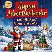 Cover-Bild zum Titel 'Japan-Adventskalender: Quiz-Buch mit Fragen und Rätsel' von 'Schlauvento Interactive'