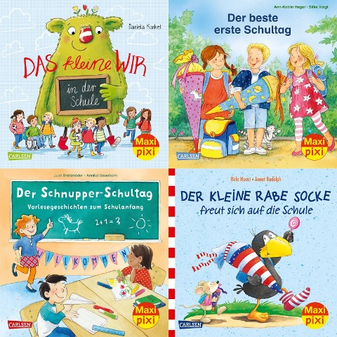 Maxi-Pixi-4er-Set 96: Geschichten für den Schulstart (4x1 Exemplar) - 