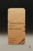 Cover-Bild zum Titel 'Transcription' von 'Ben Lerner'