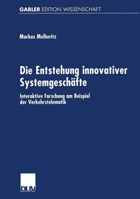 Die Entstehung innovativer Systemgeschäfte - 