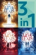 Cover-Bild zum Titel 'Bookford Manor Trilogie Band 1-3 in einem Bundle: Liga Lexis Nachtschwarze Worte / Blutrote Tinte / Silberhelle Welten' von 'Mo Enders'