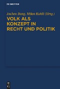 Cover-Bild zum Titel 'Volk als Konzept in Recht und Politik' von ''