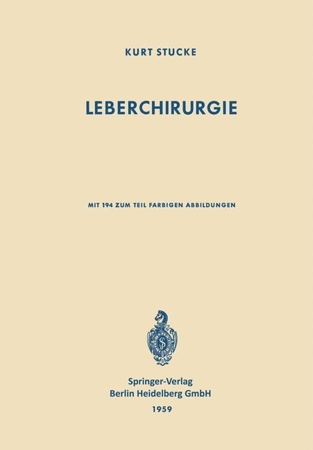 Leberchirurgie - K. Stucke