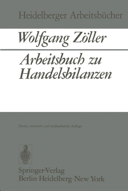 Arbeitsbuch zu Handelsbilanzen - W. Zöller