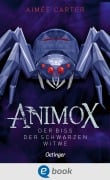 Cover-Bild zum Titel 'Animox 4. Der Biss der Schwarzen Witwe' von 'Aimée Carter'