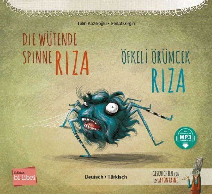 Die wütende Spinne Riza (Deutsch-Türkisch) - Tülin Koziko¿lu