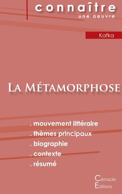 Fiche de lecture La Métamorphose de Kafka (Analyse littéraire de référence et résumé complet) - Franz Kafka