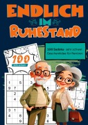 Cover-Bild zum Titel 'Endlich im Ruhestand- Sudoku Geschenkbuch' von 'Endlich in Rente Geschenkbücher'