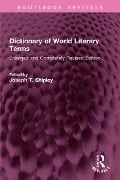 Dictionary of World Literary Terms - 