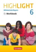 Cover-Bild zum Titel 'Highlight 6. Jahrgangsstufe - Mittelschule Bayern - Workbook mit Audios online' von 'Gwen Berwick'