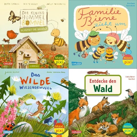 Maxi-Pixi-4er-Set 111: Meine Natur-Bilderbücher (4x1 Exemplar) - diverse