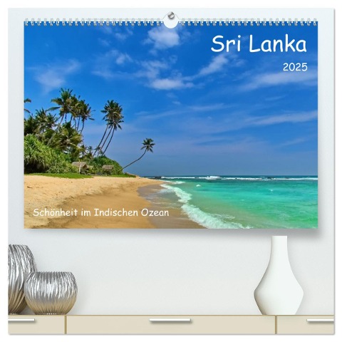 Sri Lanka, Schönheit im Indischen Ozean (hochwertiger Premium Wandkalender 2025 DIN A2 quer), Kunstdruck in Hochglanz - Herbert Böck