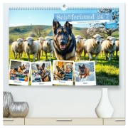 Cover-Bild zum Titel 'Schäferhund 24/7 - Keine Pause für echte Helden (hochwertiger Premium Wandkalender 2026 DIN A2 quer), Kunstdruck in Hochglanz' von 'Fred Schimak'