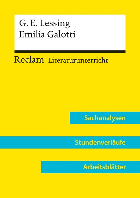Gotthold Ephraim Lessing: Emilia Galotti (Lehrerband) - Peter Bekes